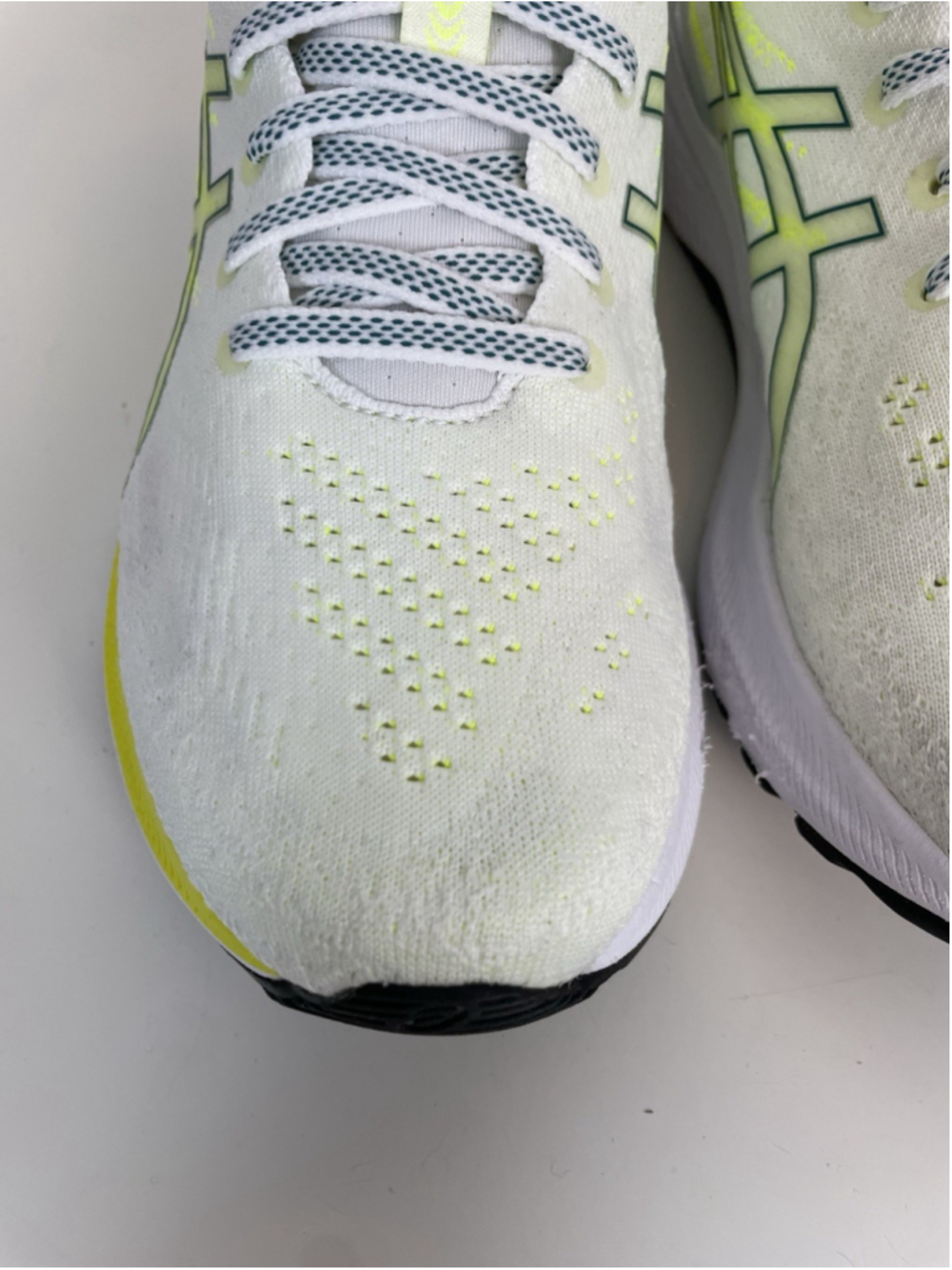 Asics Gel Kayano 29 Running Shoes Women’s 8.5 White Velvet Pine Sneakers - Picture 4 of 15